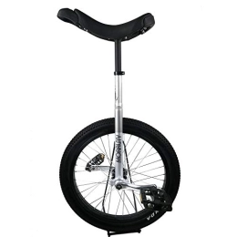 HWF Bici HWF Monociclo 20" Unicycles, Monociclo da Addestramento per Bambini / Adulti Regolabile in Altezza, Pneumatico da Montagna in Butile Antiscivolo Equilibrio Ciclismo Cyclette Bicicletta