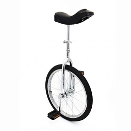 Indy Unicycles Bici Indy Trainer Kids 'Monociclo Telaio in Acciaio Cromato, 50, 8cm Pollici, 1velocit Arrotondato plastica Pedali Sagomato ergonomico Sella