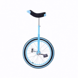 JHSHENGSHI Bici JHSHENGSHI Monociclo a Ruota Sicuro e Stabile, con Sedile Regolabile Monociclo da Allenamento per Adulti, Antiscivolo e bilanciamento della Gomma, Adatto per Bambini / Adulti Monociclo Blu da 24 pollic