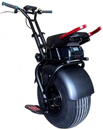 JILIGUALA Monocicli JILIGUALA Monociclo Elettrico 1000W Monociclo Big Pneumatici Fuori Una Ruota di Auto-bilanciamento Scooter Elettrico Monociclo Adulto, Nero, 18inch