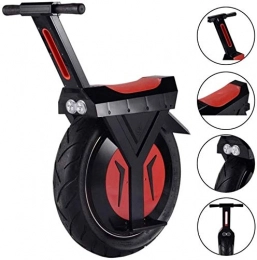 JILIGUALA Bici JILIGUALA Pneumatici 17 Pollici Monociclo Elettrico monoruota 500W 60V Scooter Ruote equalizzazione per Adulti con Batteria al Litio 60V 120 kg capacità di carico (Dimensioni, 30 km), 30KM