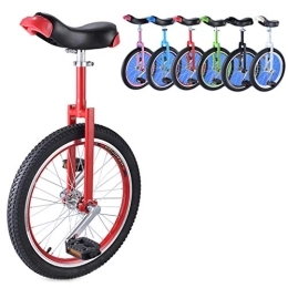 Lhh Bici Lhh Monociclo Forcella in Acciaio al Manganese Ad Alta Resistenza per Monociclo Junior da 16 / 18 / 20 Pollici, Sedile Regolabile, per La Salute degli Esercizi Sportivi All'aperto (Size : 18inch Wheel)