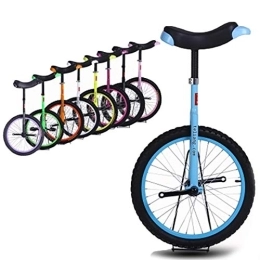 Lhh Bici Lhh Monociclo Monociclo per Bici per Adulti, Monociclo da Ciclismo Bilanciato con Sella dal Design Ergonomico per Sport all'Aria Aperta Esercizio Fitness Salute - Blu (Size : 20inch)