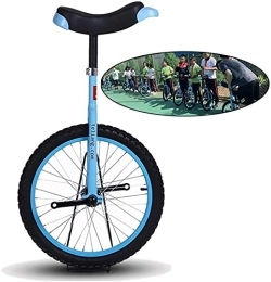 Samnuerly Bici Monociclo Bici Monociclo 14" / 16" / 18" / 20" Monociclo con Ruota in Pollici per Bambini / Adulti, Blue Balance Fun Bike Ciclismo Sport all'Aria Aperta Fitness Esercizio Salute, Blue (Color : Blue, Size