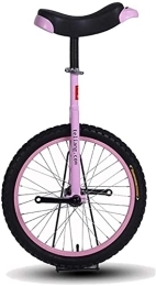 Generic Bici Monociclo Bici Monociclo 14 / 16 / 18 / 20 Pollici Mountain Bike Ruota Telaio Monociclo Bicicletta Da Ciclismo Con Comodo Sedile Sella Per Bambini / Adulti / Adolescenti, Rosa (Color : Pink, Size : 16