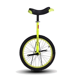 Yisss Bici Monociclo Unisex Adulto 14" / 16" / 18" / 20" Monociclo da allenatore per bambini / adulti, regolabile in altezza Skidproof Butyl Mountain Tire Balance Ciclismo Cyclette Bicicletta