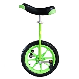 Yisss Bici Monociclo Unisex Adulto Monociclo con Ruota da 16 Pollici per Bambini con Comodo Sedile a Sella e Pneumatico da Montagna in Gomma per Allenamento con Esercizi di Equilibrio