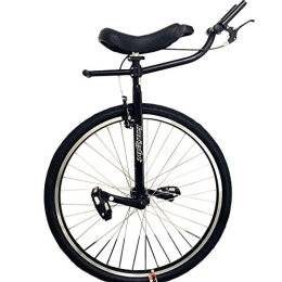 Yisss Bici Monociclo Unisex Adulto Monociclo per Adulti Nero Classico da 28 Pollici per Persone Alte Altezza da 160-195 cm