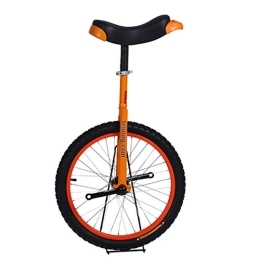 NANANA Monocicli NANANA 16 / 18 / 20 Pollici Kids 'Monociclo Cromato, Cerchio in Alu Pneumatico Unicycle Only One, Arrotondato Plastica Pedali Sagomato Ergonomico Sella, #4, 18inch