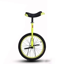  Bici Ruota Antiscivolo Monociclo Bici da Montagna Pneumatico Ciclismo Sport all'Aria Aperta Fitness Esercizio Salute Monocicli per Adulti Motorizzato (Color : Green, Size : 20Inch) Durevole (Yellow 18inch