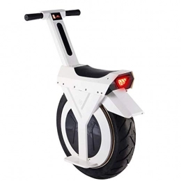 SZPDD Monocicli SZPDD Bici dell'equilibrio del Motociclo della Singola Ruota Intelligente somatosensoriale della Bicicletta a 17 Pollici del Monociclo Elettrico, White, 12Ah