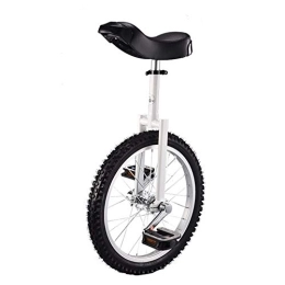 WYFX Bici WYFX Monociclo Balance Bambino / Adulto 16"  / 18"  / 20" Bianco, Regalo di Compleanno per Ragazzi e Ragazze, Bici da Ciclismo Balance con Sedile Regolabile in Altezza (Colore : Bianco, Dimensioni :