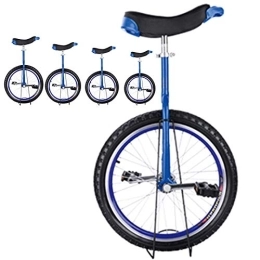 WYFX Bici WYFX Ragazzi / 9-15 Anni Bambino Monociclo Bambini 16 / 18 Pollici, Mamma / Papà / Adulto Equilibrio Monociclo Grande 20 / 24 Pollici, Miglior Regalo Di Compleanno (Colore: Blu, Misura : 50, 8 cm)