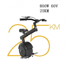 YUHT Bici YUHT Monociclo Elettrico con autobilanciamento Monociclo Elettrico, Motore con mozzo da 800 W, Scooter Elettrico a Una Ruota con poggiapiedi Pieghevoli per Pneumatici da Strada tubeless (Colore: