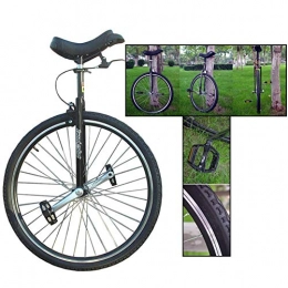 ywewsq Bici ywewsq Grande Monociclo per Adulti Unisex / Bambini Grandi / Mamma / papà / Persone Alte Altezza da 160-195 cm (63"-77"), Ruota da 28 Pollici, carico 150 kg / 330 libbre (Colore: Nero, Dimensioni: 28 Pollici