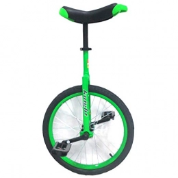 ywewsq Bici ywewsq Monociclo da 16" per Bambini, Monociclo da 20" / 24" per Adulti, Monociclo da 12" Piccolo per Bambini / Bambini / Ragazzi di 5 Anni, Monociclo con Cerchio in Lega, Verde (Colore : Verde, Dimension