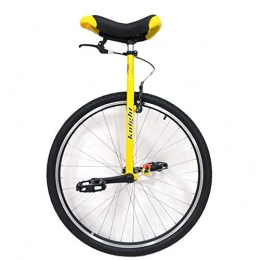 ywewsq Bici ywewsq Monociclo per Adulti per impieghi gravosi per Persone Alte con Altezza da 160-195 cm (63"-77"), Ruota da 28 Pollici, Monociclo Giallo Extra Large, carico 150 kg / 330 libbre (Colore : Giallo,