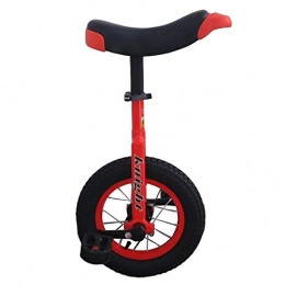 ywewsq Bici ywewsq Monociclo Piccolo da 12" per Bambini / Ragazzi / Ragazzi / Ragazzi di 5 Anni più Piccoli, Monociclo Perfetto per Principianti, 4 Colori opzionali (Colore: Rosso, Dimensioni: Ruota da 12 Pollici)