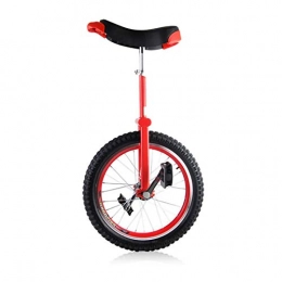 YYLL Bici YYLL Monociclo acrobatico Biciclette Balance Scooter monoruota for Adulti della Bicicletta for Gli Sport Esterni Fitness (Color : Red, Size : 16inch)