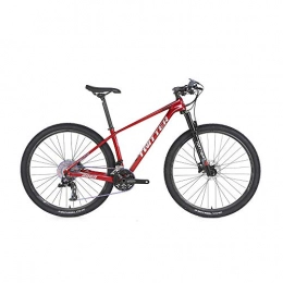 peipei Bici 24 / 36 velocit 27, 5 / 29 Mountain Bike Fuoristrada Ammortizzante.Bicicletta in Fibra di Carbonio Mountain Bike Bicicletta in Fibra di Carbonio-Rosso e Bianco_27, 5 Pollici x 19.