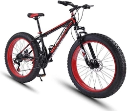 Aoyo Mountain Bike 24 Bikes Velocità Montagna, 27.5 pollici Fat Tire Mountain Trail Bike, acciaio di alta carbonio Telaio, Womens All Terrain mountain bike con doppio disco freno da uomo,