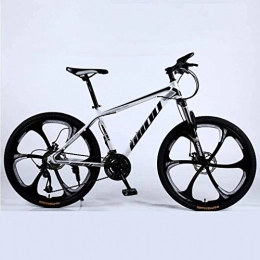 Suge Mountain Bike Adulti Mountain Bike, Spiaggia motoslitta Biciclette, Doppio Freno a Disco, da 26 Pollici in Lega di Alluminio Ruote Bicicletta, Purpose Uomo Donna Generale (Color : A, Size : 24 Speed)