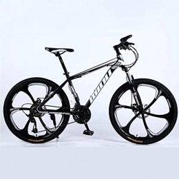 Suge Mountain Bike Adulti Mountain Bike, Spiaggia motoslitta Biciclette, Doppio Freno a Disco, da 26 Pollici in Lega di Alluminio Ruote Bicicletta, Purpose Uomo Donna Generale (Color : D, Size : 27 Speed)