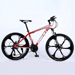 Suge Mountain Bike Adulti Mountain Bike, Spiaggia motoslitta Biciclette, Doppio Freno a Disco, da 26 Pollici in Lega di Alluminio Ruote Bicicletta, Purpose Uomo Donna Generale (Color : E, Size : 24 Speed)