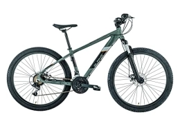 Alpina Bike Mountain Bike Alpina Bike Flipper 21v, Bicicletta Mountain Bike Uomo, Grigio, 27.5