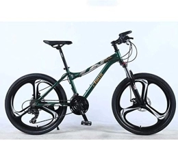 Aoyo Mountain Bike Aoyo Femminile off-Road Student Shifting Adulti Biciclette, 24 Pollici 27 velocità Mountain Bike for Adulti, Leggera in Lega di Alluminio Full Frame, Ruota Anteriore Sospensione (Color : Green)