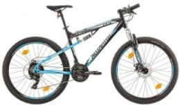 Allcarter Mountain Bike apolon 27, 5 inch 48 cm Uomo 21 G disco nero