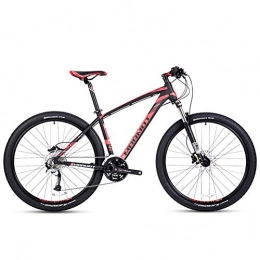 AZYQ Mountain Bike AZYQ Mountain bike a 27 velocit, mountain bike da 27, 5 'Hardtail da uomo in alluminio, bicicletta per tutti i terreni con doppio freno a disco, sedile regolabile, nero