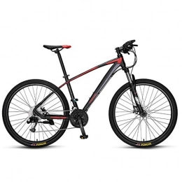 AZYQ Mountain Bike AZYQ Mountain bike da uomo, Mountain bike da 33 velocit per donne adulte, Mountain bike hardtail con doppio freno a disco, Bicicletta da pendolare, Raggio grigio, 26 pollici, Raggio nero, 27, 5 pollici