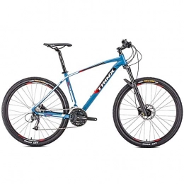 AZYQ Mountain Bike AZYQ Mountain bike per adulti, 27, 5 pollici 27, 5 pollici Big Wheels Alpine Bike, telaio in alluminio, mountain bike hardtail, bici antiscivolo, arancione, Blu