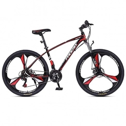 BaiHogi Mountain Bike BaiHogi Bici da Corsa Professionale, Bike 24 / 27 Speed ​​Mountain Bike 27.5 Pollici Ruote a 3 Razze MTB. Bicicletta Freni a Disco Doppia for Uomo Donna Adulto e adolescenza / Rosso / 27 velocità