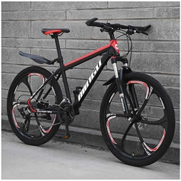 BEAUTTO Bici BEAUTTO 26 Pollici Bici Pieghevole Mountain Bike da Uomo, Acciaio al Carbonio Hardtail Mountain Bike, Mountain Bike con Sospensione Anteriore Sedile Regolabile