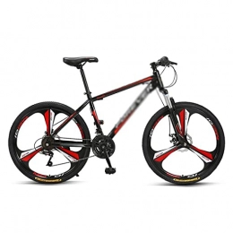 BaiHogi Bici Bici da Corsa Professionale, 24 / 27 Connessione Mountain Bike for Ragazzi Ragazze Uomini e Donne c 26 Pollici Ruote Freni a Disco Bicicletta con Telaio in Acciaio al Carbonio / Rosso / 27 velocità