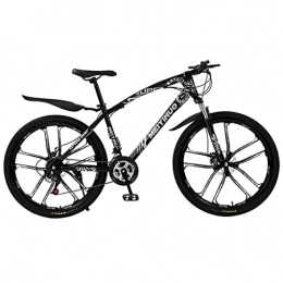 BaiHogi Bici Bici Da Corsa Professionale, Ruote da 26 pollici Pieno Sospensione Piena Bike in montagna Bike in acciaio al carbonio 21 / 24 / 27 Velocità con freni a disco Adatto for uomini e donne Appassionati di cicl