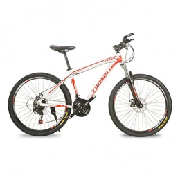 DOS Mountain Bike Bici da Esterno da 26" per Bici da Montagna con Freno a Doppio Disco in Lega di Alluminio da 21 velocit, Black