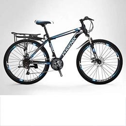 ZYZYZY Mountain Bike Bici Da Strada Alto-acciaio Al Carbonio Leggero Bik Stradale 27 Velocità Sistema Derailleur Freno A Disco Di Trazione Di Linea 26 Pollici MTB Velocità A-27 26 Pollici