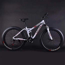 Clothes Mountain Bike Bici da strada del Commuter City, Adulti Fat Tire Mountain bike, Spiaggia Neve Bike, doppio freno a disco Cruiser Bikes, di livello professionale Mens bicicletta della montagna 24 pollici Ruote , Unise