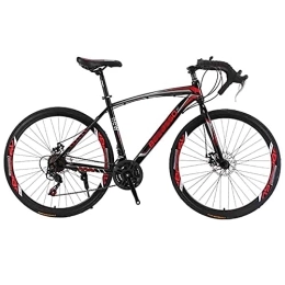 RYP Bici Bici da Strada Mountain Bike Bicicletta MTB Adulti Mountain Bike Strada Biciclette for Uomini e Donne 27.5in Ruote 21 velocità Doppio Freno a Disco (Color : Red)