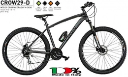 Cicli Puzone Bici Bici Misura 29 Uomo MTB Front Alluminio Crow ACERA 24V Art. CROW29-D (42 CM)