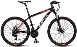 NOLOGO Mountain Bike Bicicletta 26 Bici Pollici Montagna, Ragazzi Womens 27-velocità Hardtail for Mountain Bike, Anti-Slip all Terrain Mountain Bicicletta con Doppio Freno a Disco