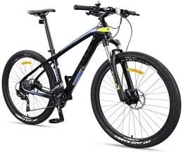 NOLOGO Bici Bicicletta 27.5 Pollici Biciclette for Adulti Mountain, Ultra-Light Fibra di Carbonio Telaio Mountain Trail Bike, Doppio Freno a Disco Uomini Donne Hardtail Mountain Bicycle