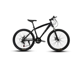 FRYH Bici Bicicletta da Mountain Bike velocità A 24 velocità Design del Freno A Disco A Doppio Ammortizzatore Adatta per Strade di Montagna Strade Asfaltate E Autostrade, Black