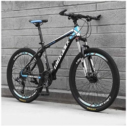 HCMNME Mountain Bike Bicicletta durevole di alta qualità, Sport all'aria aperta Freni a disco Mens MTB, 26 pollici for adulti bicicletta 21Speed ​​Mountain Bike della bicicletta, sport all'aria aperta nero Mountain Bike T