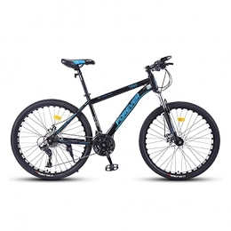 XIAXIAa Bici Bicicletta, Mountain Bike 26", Bicicletta Fuoristrada a 27 Velocità, con Sedile Regolabile e Telaio in Acciaio ad Alto Tenore Di Carbonio, per Adulti, Doppio Freno a Disco / C / 170x98cm