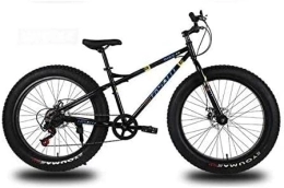 Generic Mountain Bike Bicicletta, Mountain Bike per Adulti, Bicicletta da Sentiero di Montagna per Pneumatici Grassi con Doppio Freno a Disco, Mountain Bike Hardtail, Telaio in Acciaio ad Alto