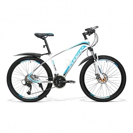 XIAXIAa Bici Bicicletta, Mountain Bike Shock, Bicicletta da 26 Pollici a 27 Velocità per Tutti i Terreni, Doppio Freno a Disco, Telaio in Lega Di Alluminio, per Donne o Uomini / C / 168x95cm